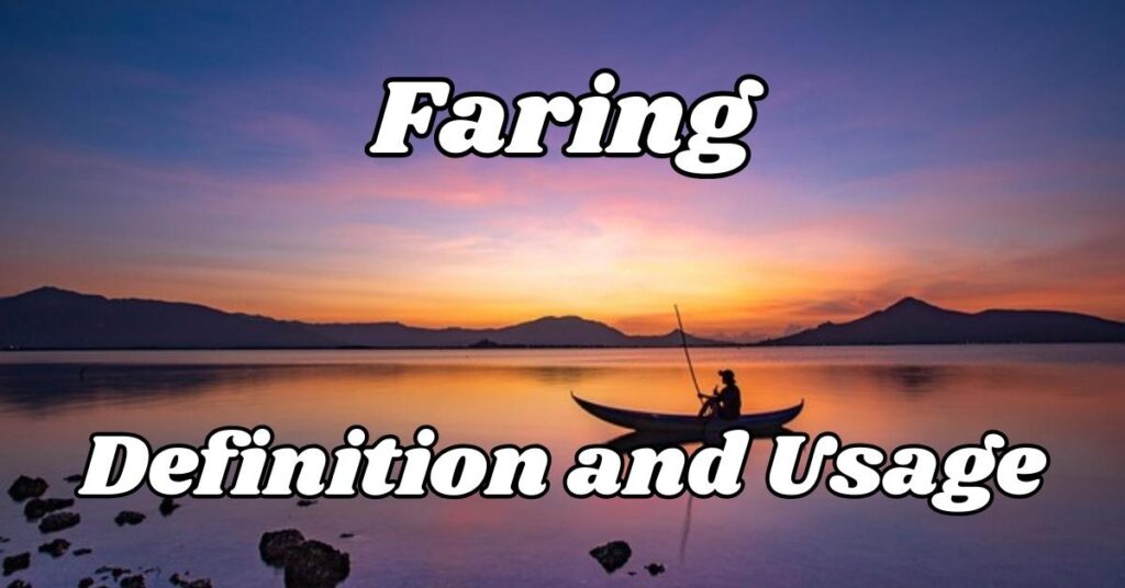 faring-definition-and-usage