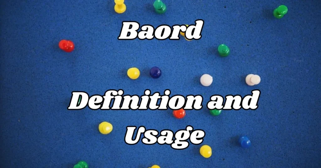 Baord Definition and Usage