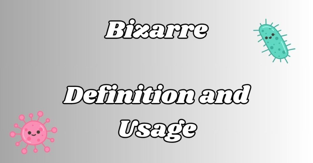 Bizarre Definition and Usage