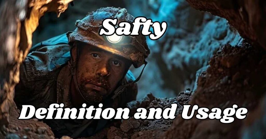 Safty Definition and Usage